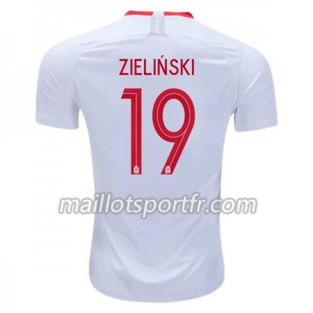 Maillot de Foot Pologne Piotr Zielinski 19 Domicile Coupe du monde 2018